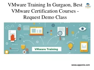 VMware Training In Gurgaon, Best VMware Certification