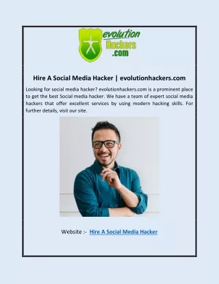 Hire A Social Media Hacker | evolutionhackers.com