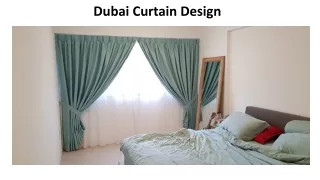 Dubai Curtain Design