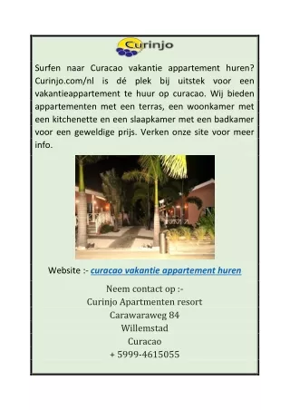 Appartement Verhuur Curaçao  Curinjo.com nl (2)
