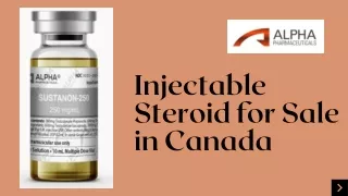 Injectable Steroid for Sale in Canada