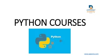 PYTHON COURSES