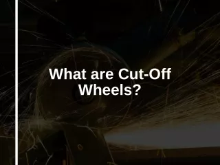 what are cut off wheels