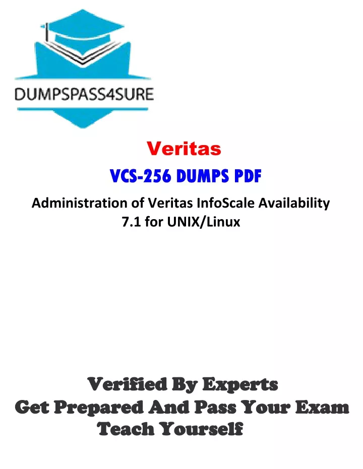 veritas vcs 256 dumps pdf vcs 256 dumps pdf