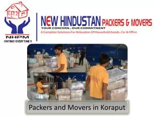 Packers and Movers in Koraput