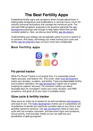 the best fertility apps established fertility