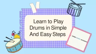 Learn To Play Drums In Simple And Easy Steps