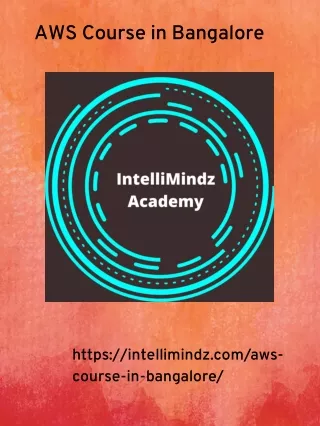 AWS Course in Bangalore