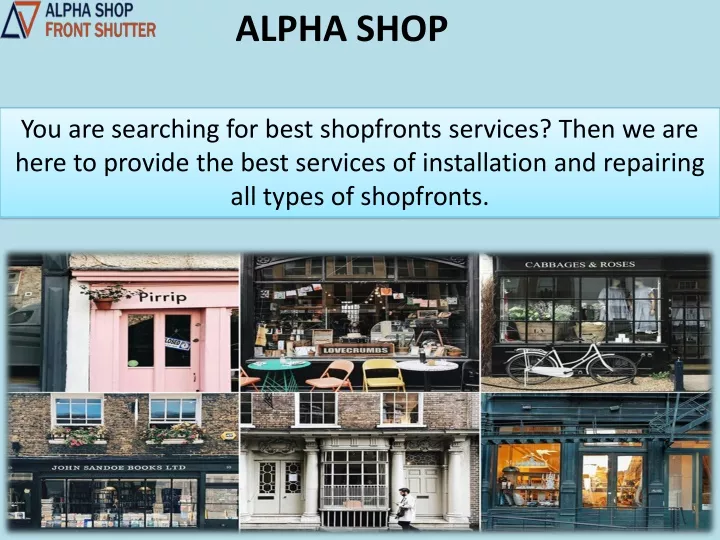 alpha shop