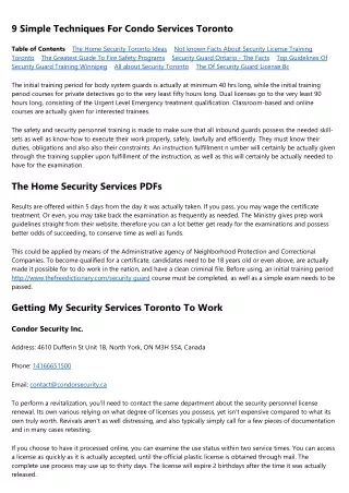 Fascination About Security Guard Course