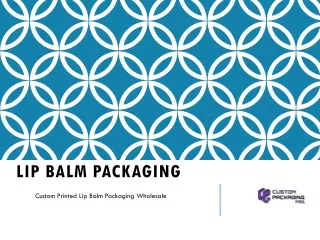 lip balm packaging