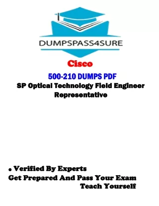 Online 500-210 Exam Dumps - Practice Exam With Free Demo Questions