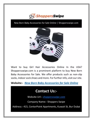 New Born Baby Accessories for Sale Online | Shoppersswipe.com
