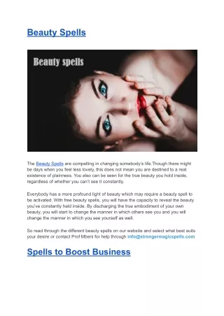 casting money spells