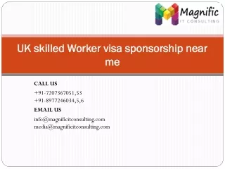 UK skilled Worker visa sponsorship near me