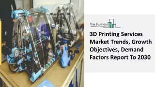 3d printing services market trends growth
