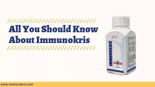 Immunokris: Best Ayurvedic Immune Booster In India