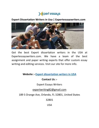 expert dissertation writers