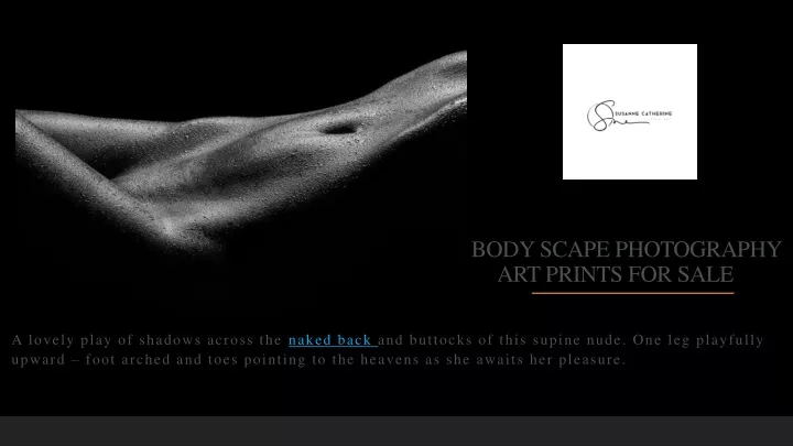 body scape photography art prints for sale