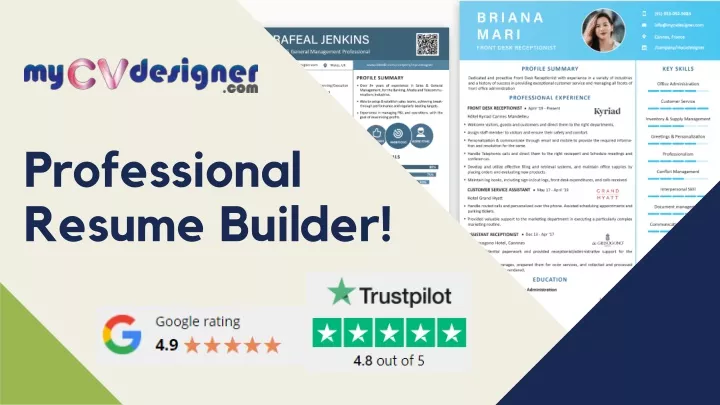 profes sional resume builder