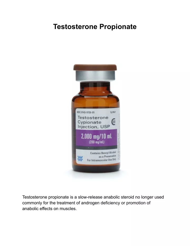 testosterone propionate