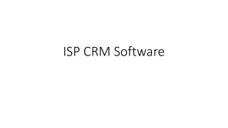 ISP Software, ISP Billing, ISP CRM, Hotspot Management Software.