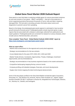 global gene panel market