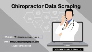 chiropractor data scraping