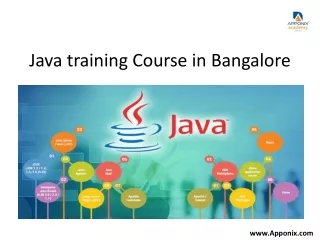 Java training Course in Bangalore