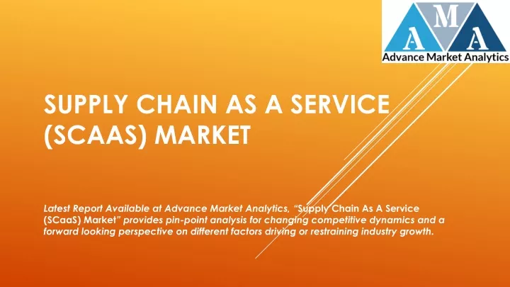 supply chain as a service scaas market