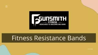 Fitness Resistance Bands - Gunsmith Fitness
