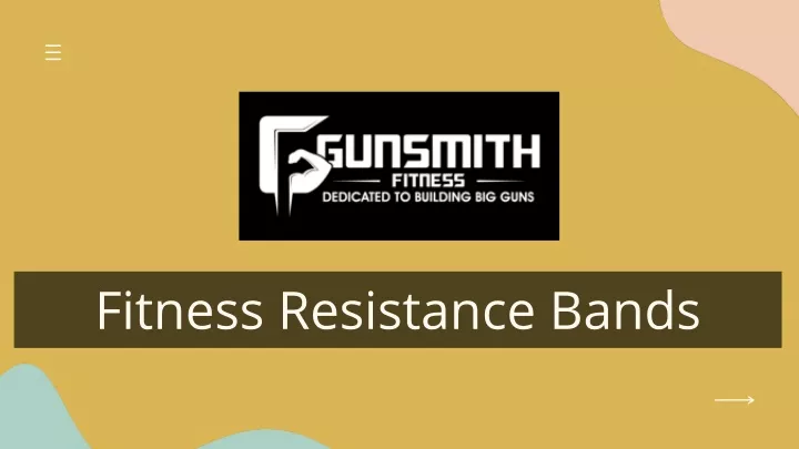 fitness resistance bands