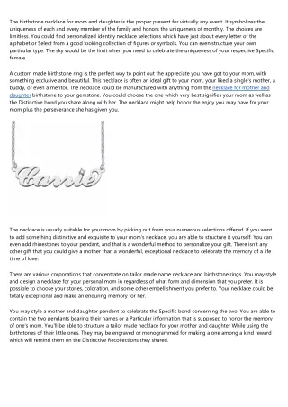 15 Reasons Why You Shouldn't Ignore infinity name necklace