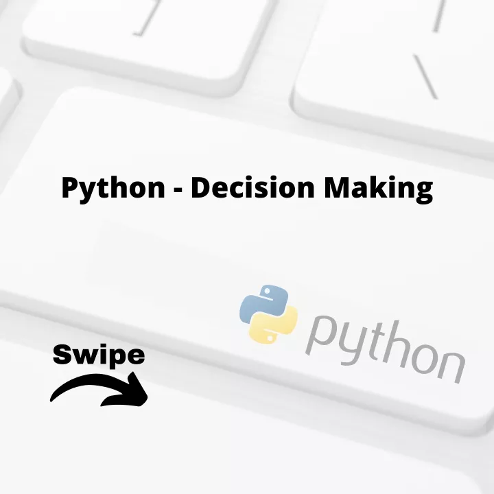 python decision making