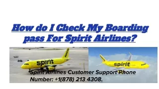 how do i check my boarding pass for spirit airlines