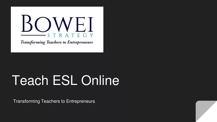 transforming teachers to entrepreneurs