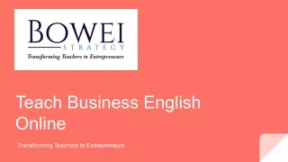 teach business english online