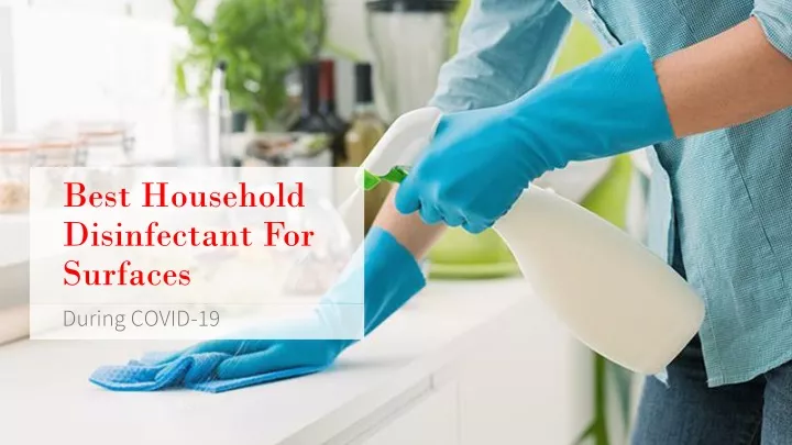 best household disinfectant for surfaces