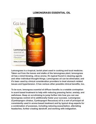 lemongrass essential oil diffuser benefits..,,