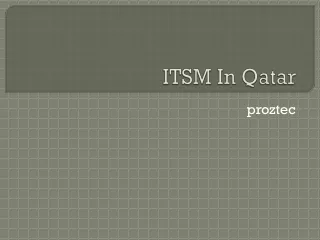 ITSM In Qatar