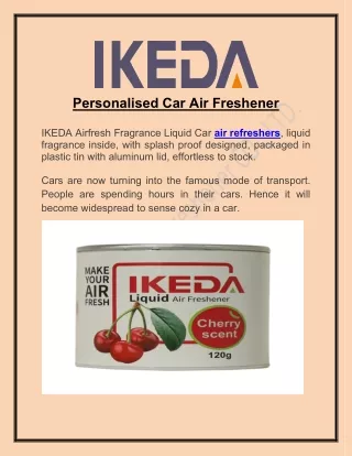 Car Vent Air Freshener - Afreshener.com