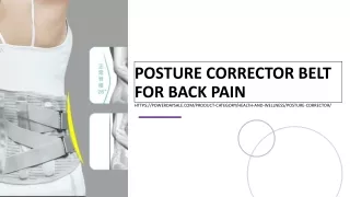Posture Corrector Belt for Back Pain