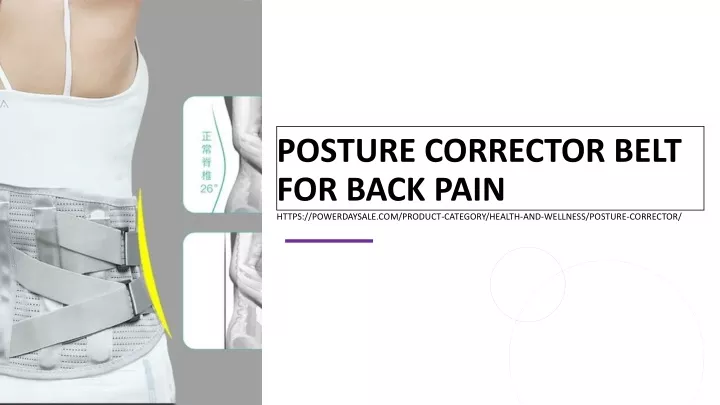 posture corrector belt for back pain