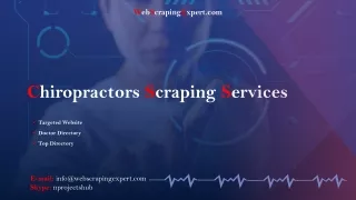 Chiropractors Scraping Services