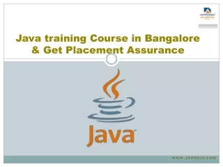 Java training Course in Bangalore