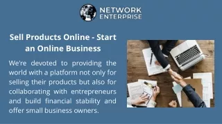 Sell Products Online - Start an Online Business