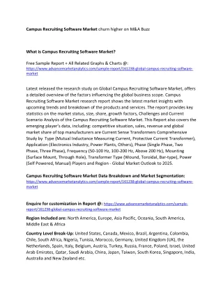 campus recruiting software market churn higher