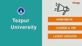 tezpur university