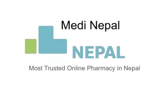 Medi Nepal: Nepal's most Trusted pharmacy & medical suppliers.