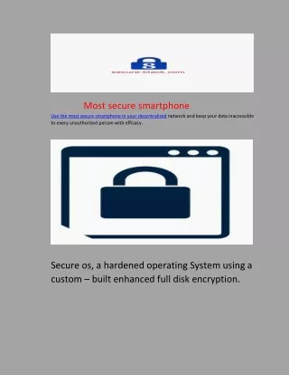 Most secure smartphone